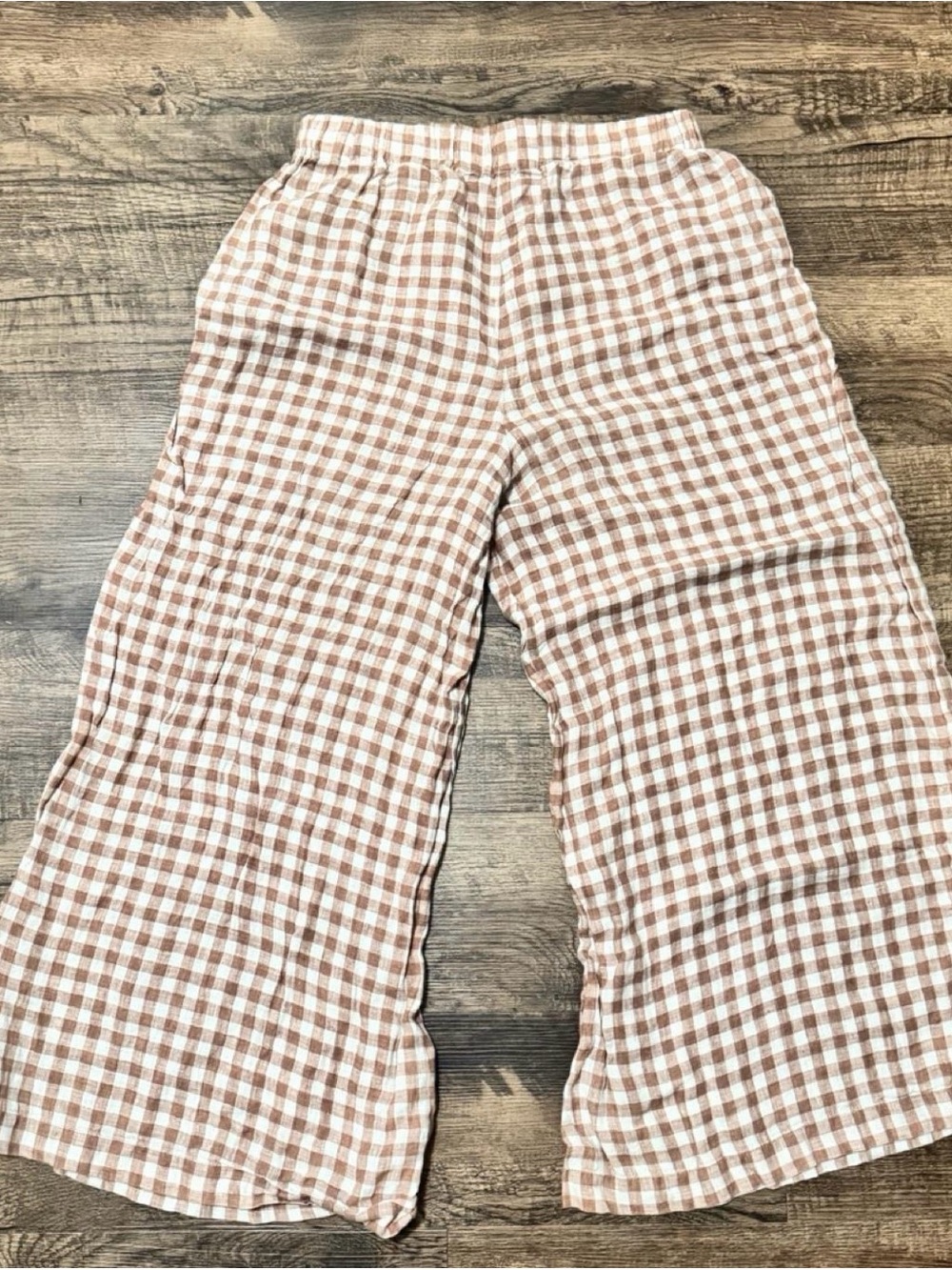 Not Perfect Linen Wide-Leg Cropped Pants - Picture 3 of 4